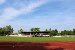 Auftakt im Stadion