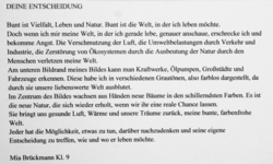 Deine Entscheidung Statement