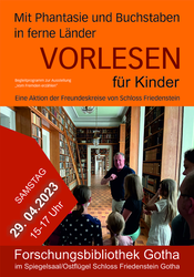 Vorleseaktion in der Forschungsbibliothek 