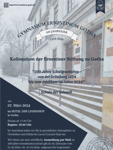 Kolloquium der Ernestiner Stiftung zu Gotha 