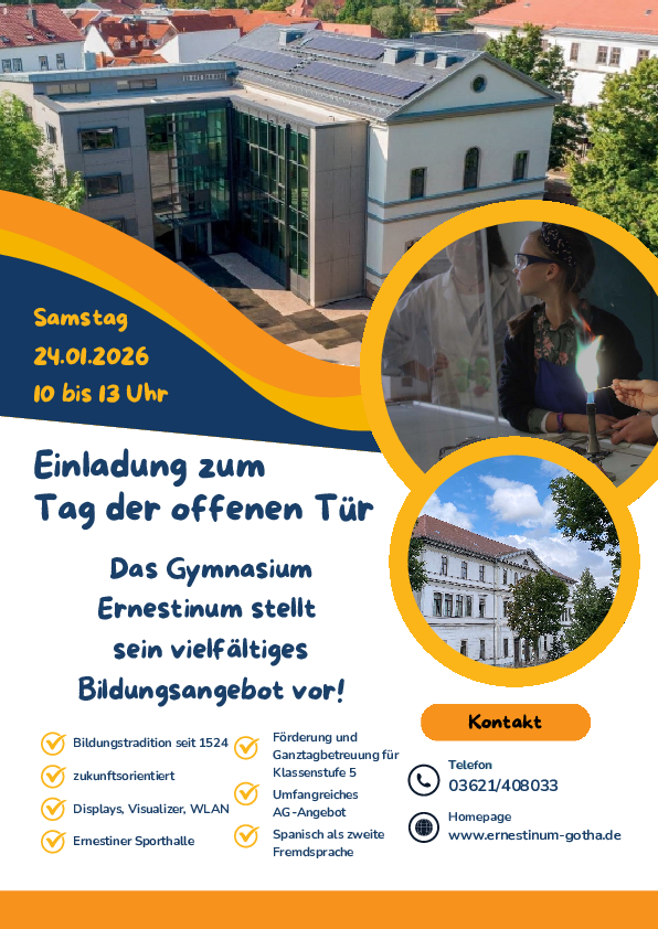 Einladung zum Tag der offenen Tür