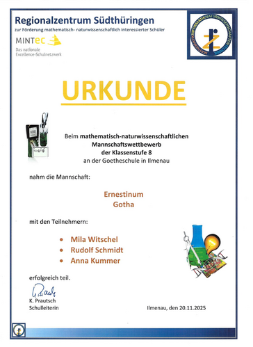 Urkunde MINT-Wettbewerb Ilmenau 2025.jpg