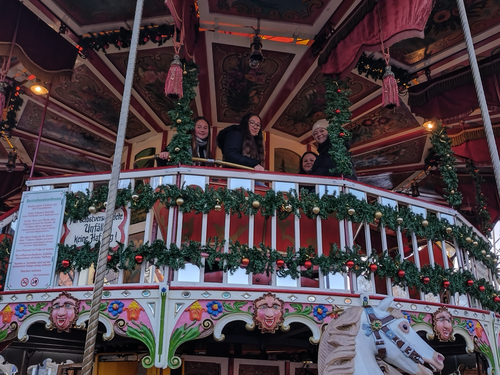 Klasse 7a auf dem Erfurter Weihnachtsmarkt