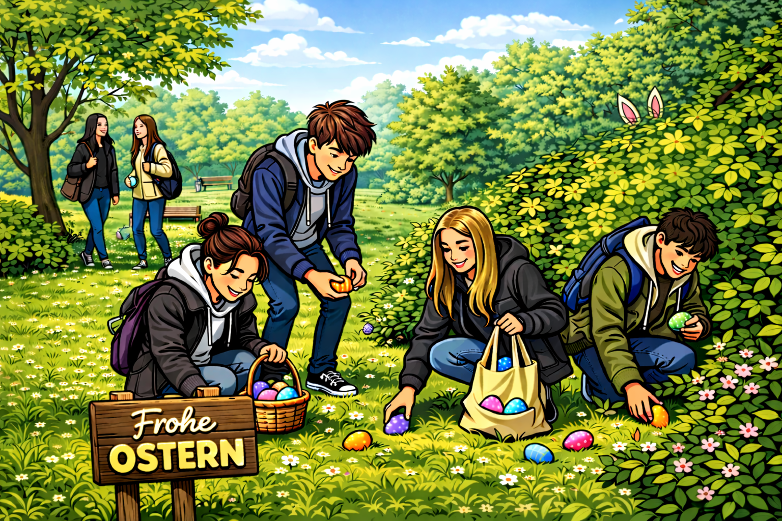 Eiersuche im FrÃ¼hling mit Freunden.png