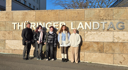 Das Demokratinum zu Besuch im Landtag