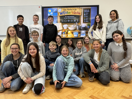 Die Wetterköche der Klassen 5b und 5c
